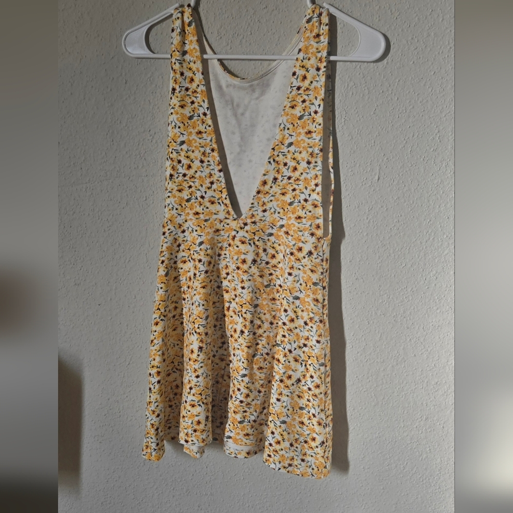 Forever 21 Yellow Sleeveless A-Line Sundress - Picture 5 of 10